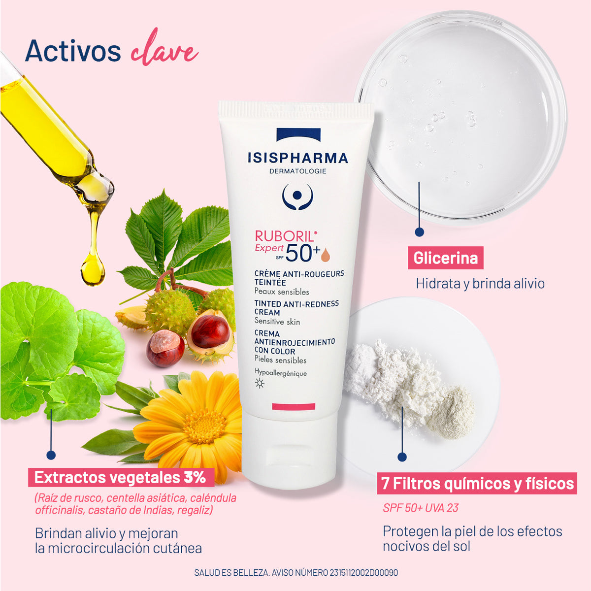 RUBORIL EXPERT 50 SPF+ CON COLOR