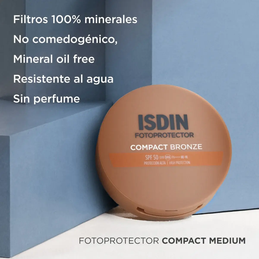 FOTOPROTECTOR ISDIN COMPACTO BRONZE SPF 50 10GR
