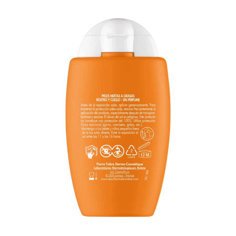 AVENE ULTRA FLUID OIL CONTROL TONO CLARO 50ML