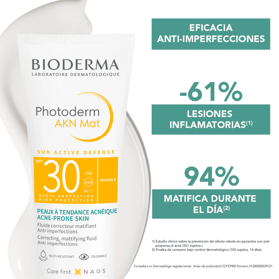 PHOTODERM AKN MAT INVISIBLE 30FPS 40ML