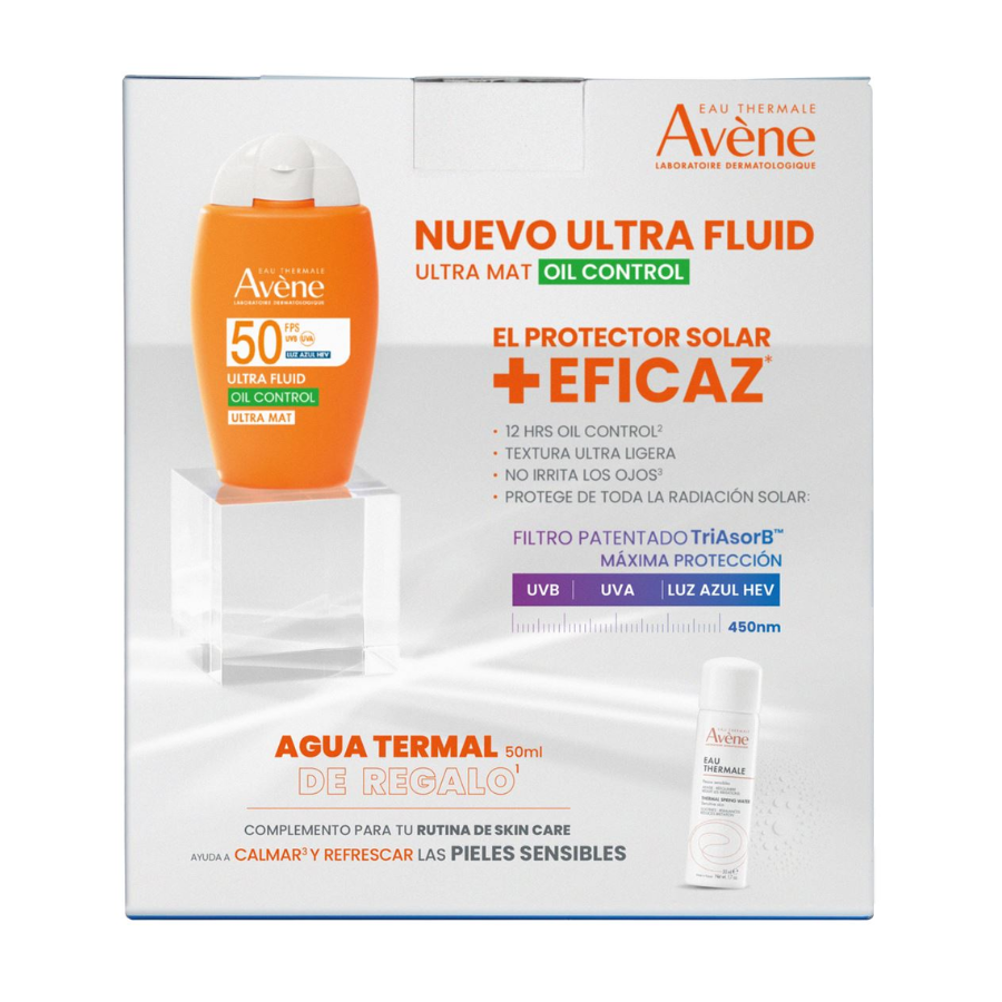 KIT AVENE ULTRA FLUIDO ULTRA MAT + AGUA TERMAL