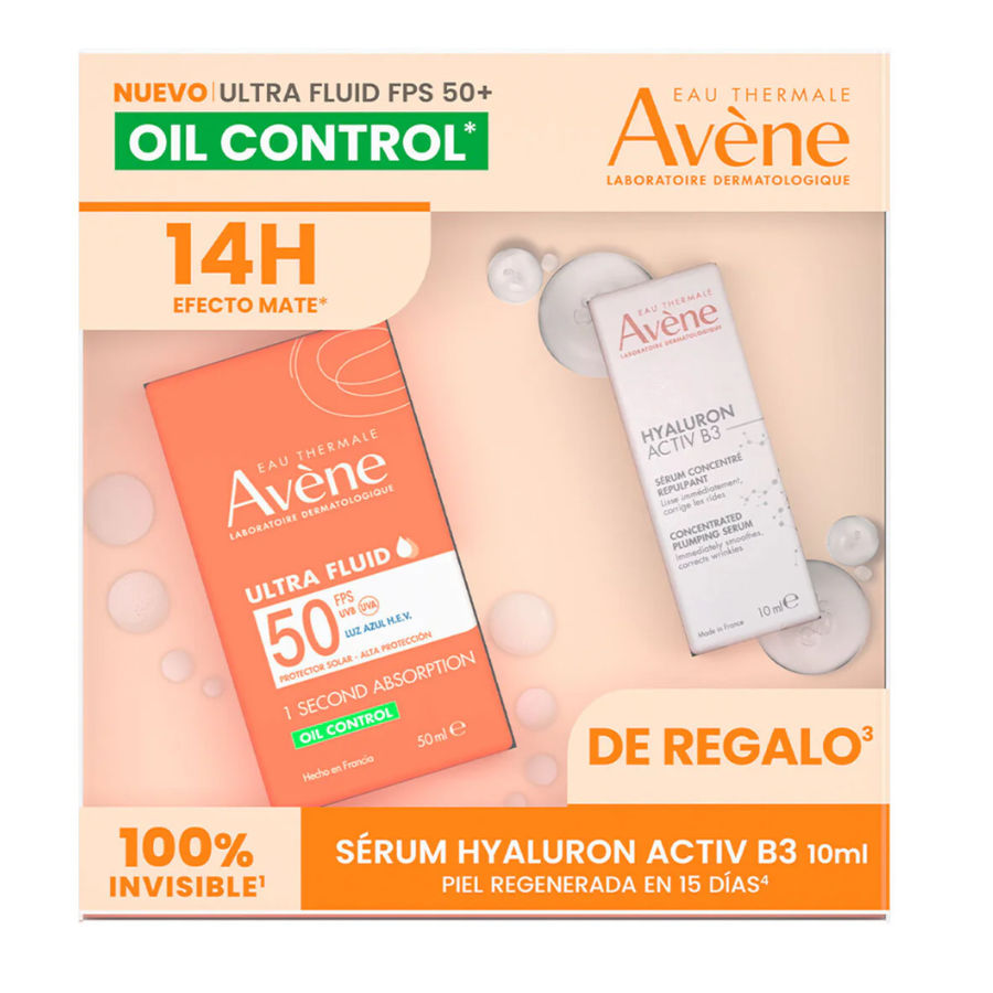 KIT AVENE ULTRA FLUIDO OIL CONTROL S/C+HYALURON