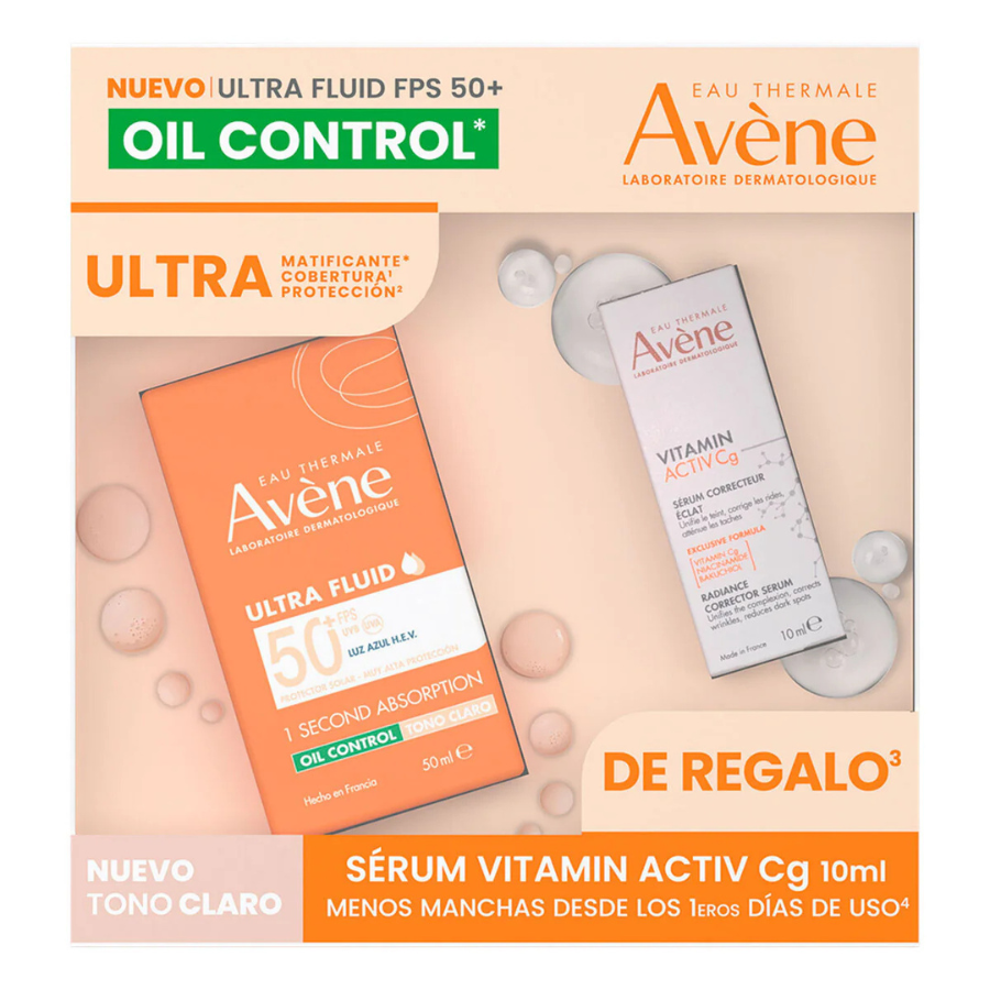 KIT AVENE ULTRAFLUIDO TONO CLARO +VITAMIN Cg