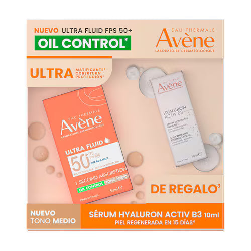 KIT AVENE ULTRA FLUIDO TONO MEDIO+HYALURON