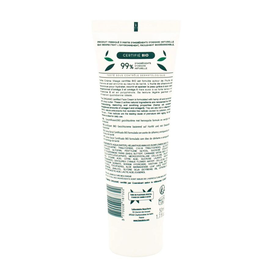 CREMA DE CAÑAMO Y ALOE VERA 50 M