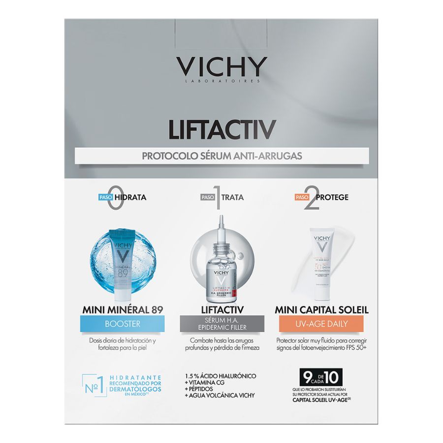 KIT LIFTACTIVE HA EPI FILLER + MINI MINERAL 89 + MINI CAPITAL SOLEIL