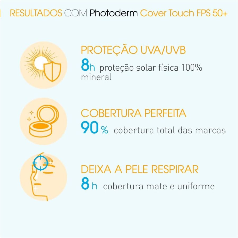 PHOTODERM COVER TOUCH SPF 50+ 40GR TONO DORADO