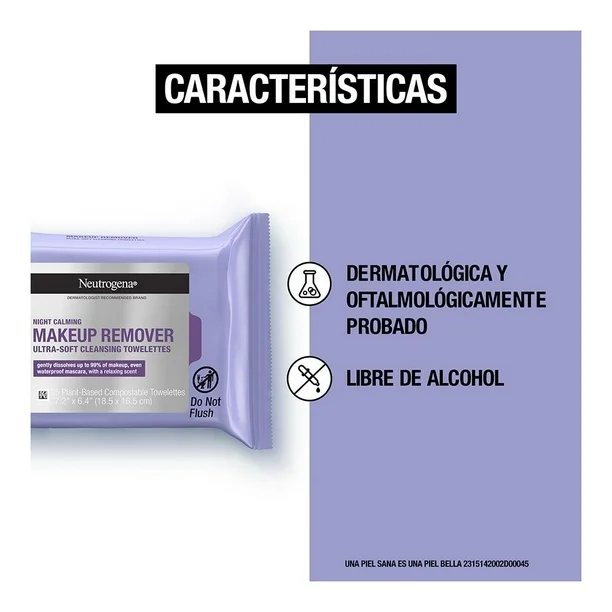 Neutrogena Makeup Remover - Caracteristicas