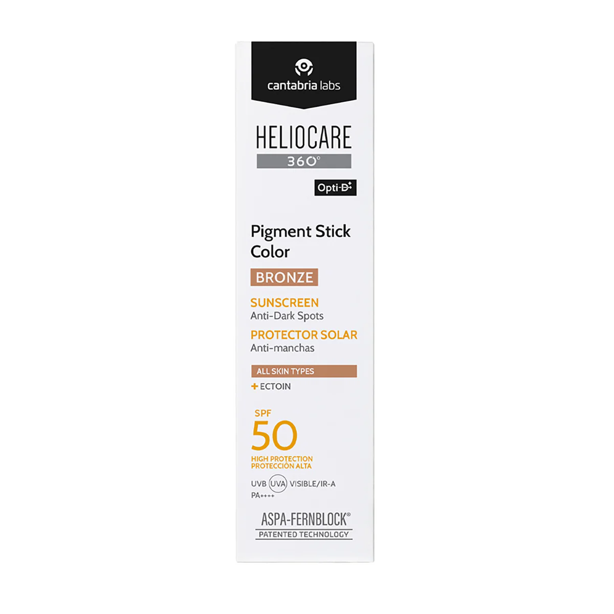 Heliocare 360 Pigment Stick Color Bronze SPF 50 - Caja