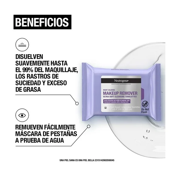 Neutrogena Makeup Remover - Beneficios
