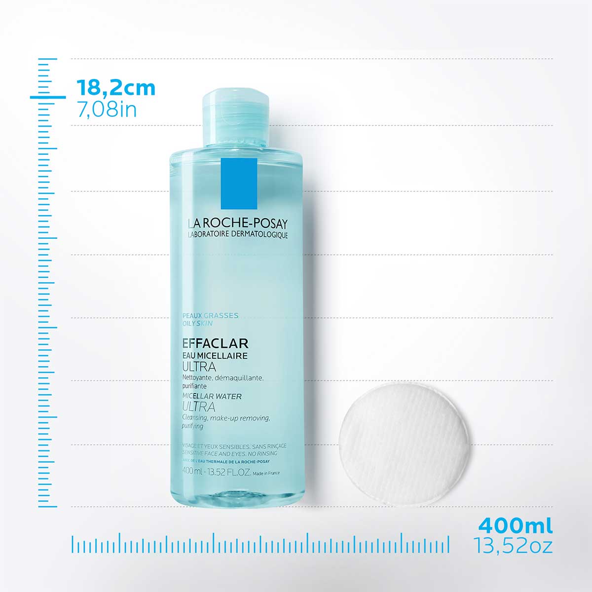 EFFACLAR AGUA MICELAR ULTRA 400ML