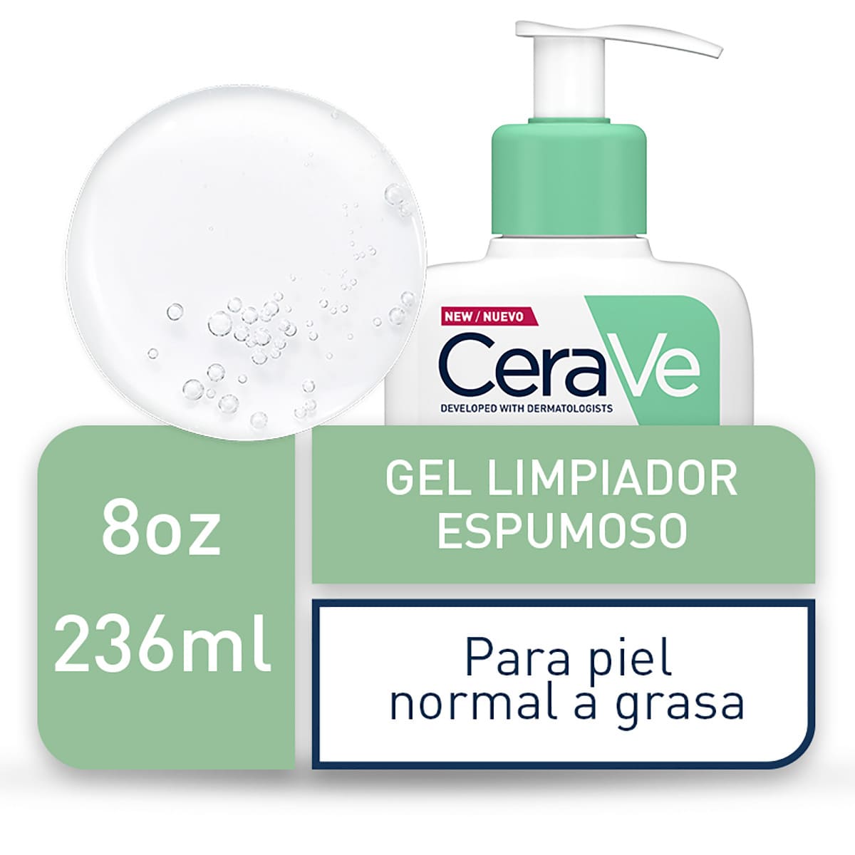 CERAVE GEL ESPUMOSO 236ML