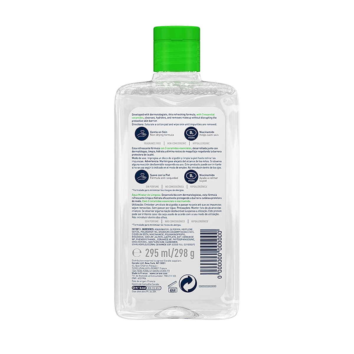 CERAVE AGUA MICELAR 295ML