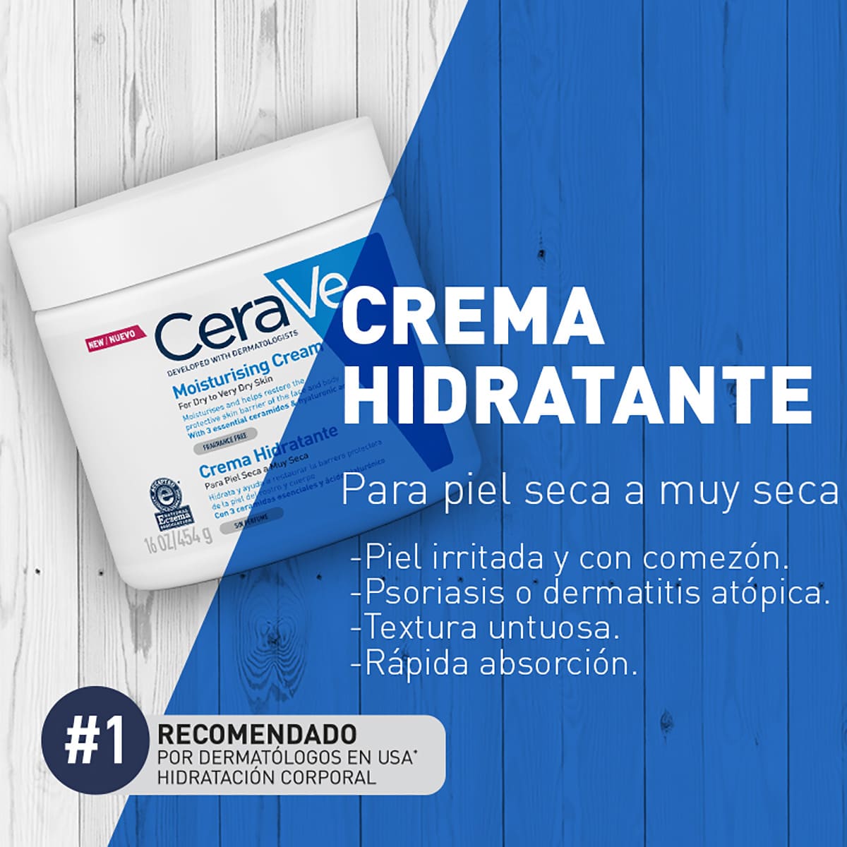 CERAVE CREMA HIDRATANTE 454GR