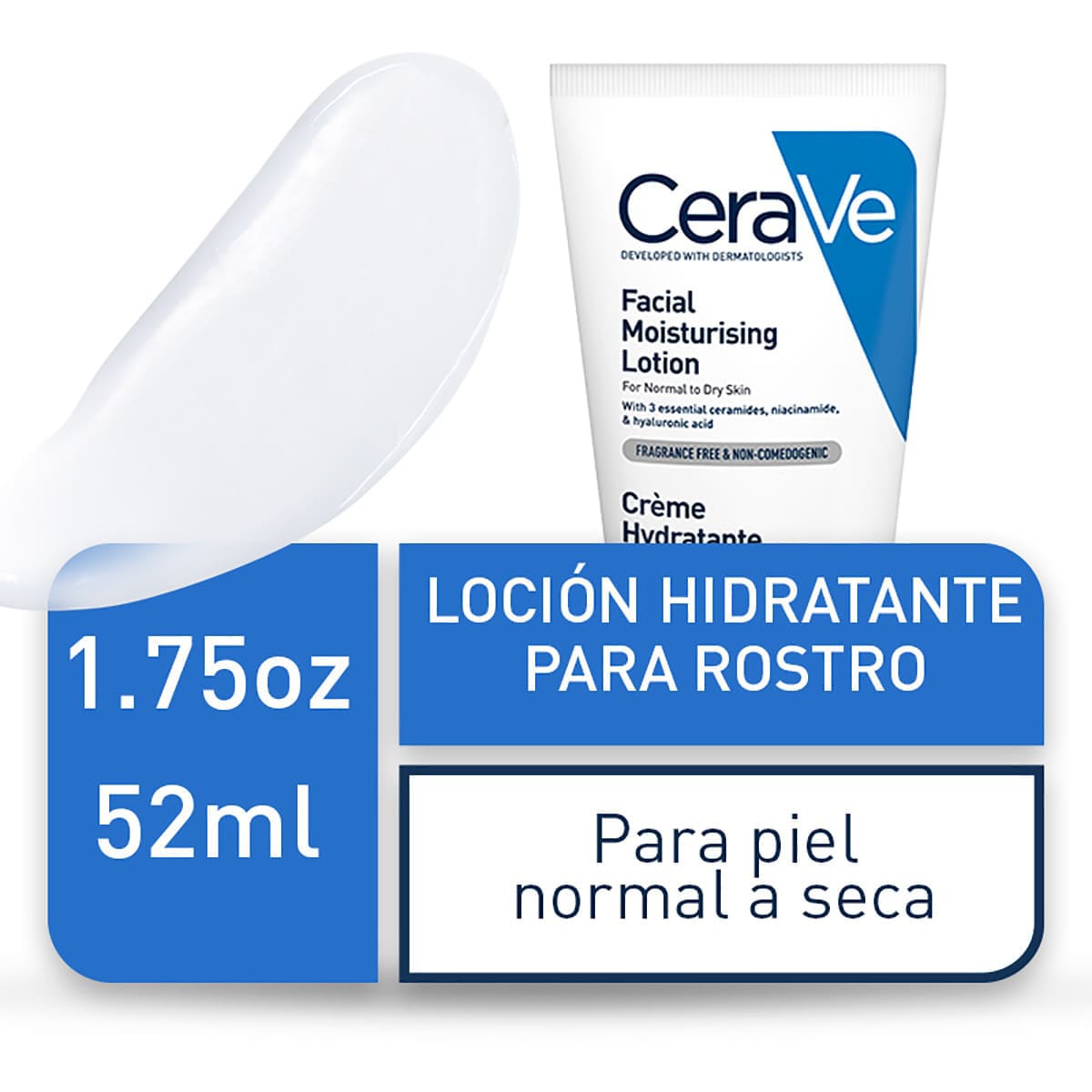 CERAVE LOCIÓN FACIAL HIDRANTE 52ML