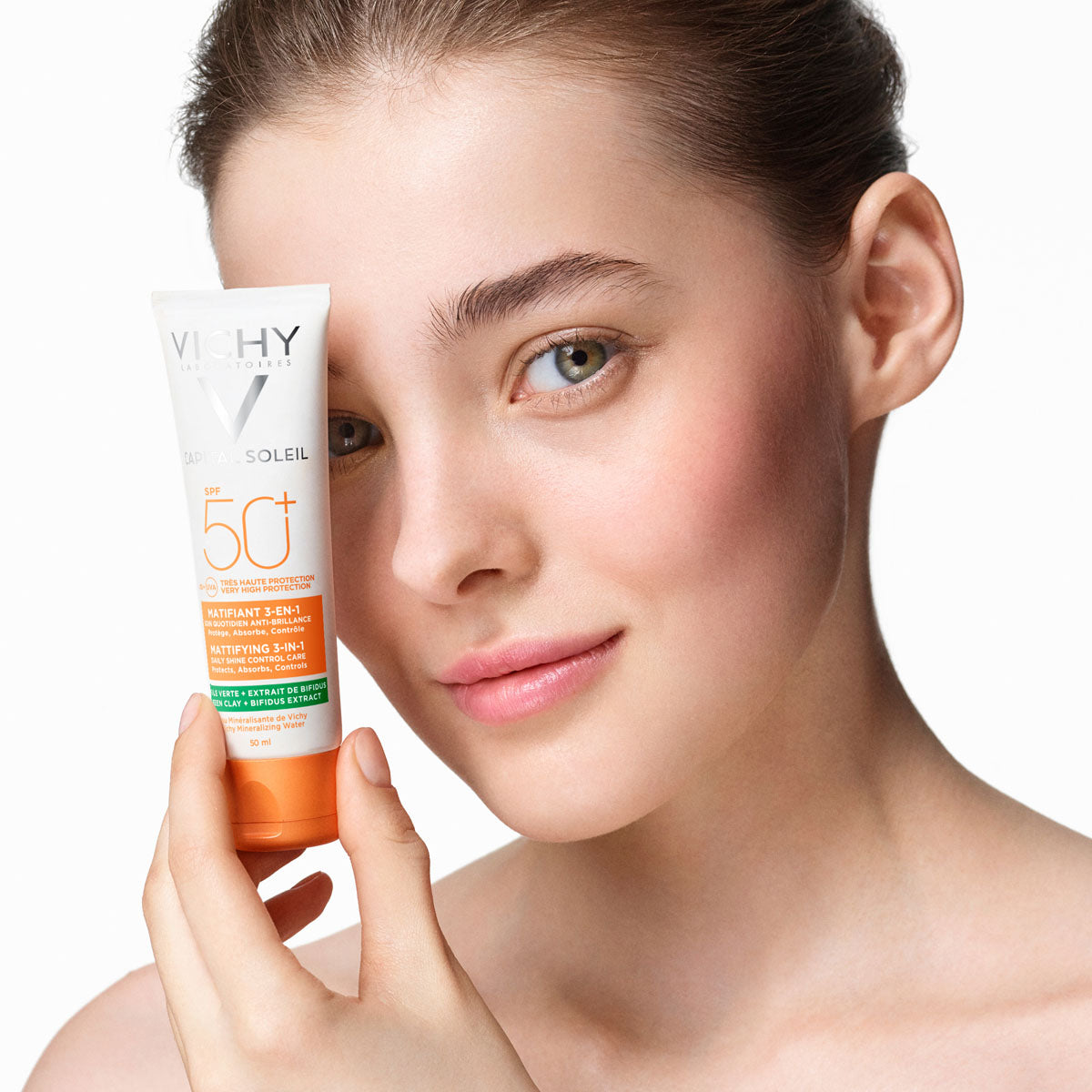 CAPITAL SOLEIL 3 EN 1 MATIFICANTE 50 SPF 50ML